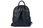 Skórzany PLECAK DAMSKI A4 Vera Pelle GRANATOWY