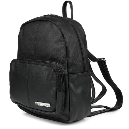 Damski plecak skórzany Beltimore czarny
