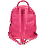 Skórzany Duży Plecak Damski A4 Vera Pelle Różowy