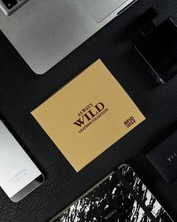 Skórzany portfel męski pionowy z rozbudowanym wnętrzem i RFID — Always Wild