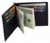 Skórzana banknotówka portfel slim miękka skóraRFID